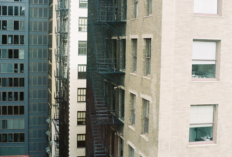 skyscrapers in a city landscape