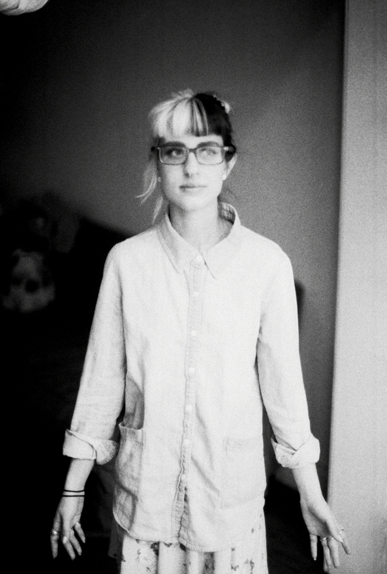 lauren black and white grainy old film