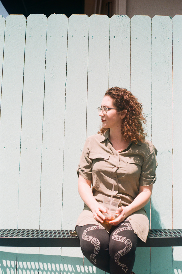 marina against a los angeles fence