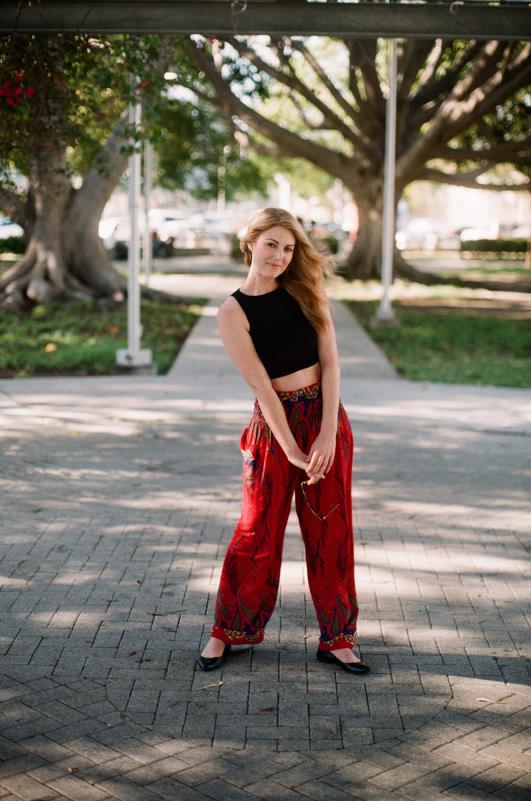 sarah in a los angeles park